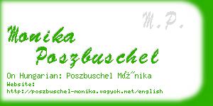 monika poszbuschel business card